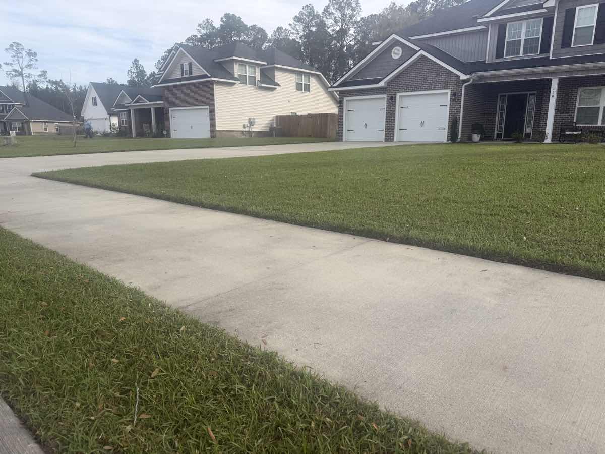 Beautiful green lawn in Liberty County, GA